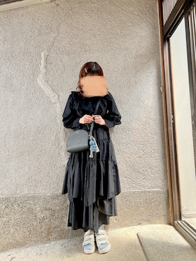 「CLEA（クレア）のアイテム（スカート）」を使った、もぴこさん（レディース・160cm）の春コーディネート