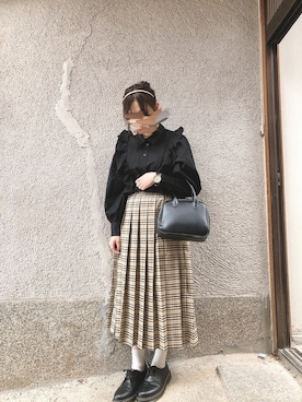 もぴこさん（レディース・160cm）の秋コーディネート