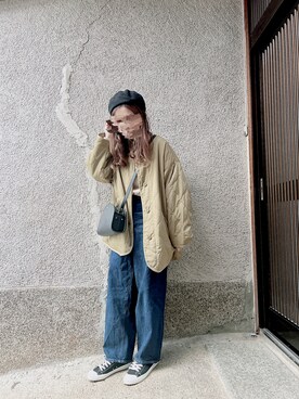 「Java（ジャバ）のアイテム」を使った、もぴこさん（レディース・160cm）の秋コーディネート