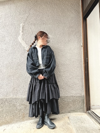 Kastane（カスタネ）の「【セットアップ対応】デニムダブルZIP