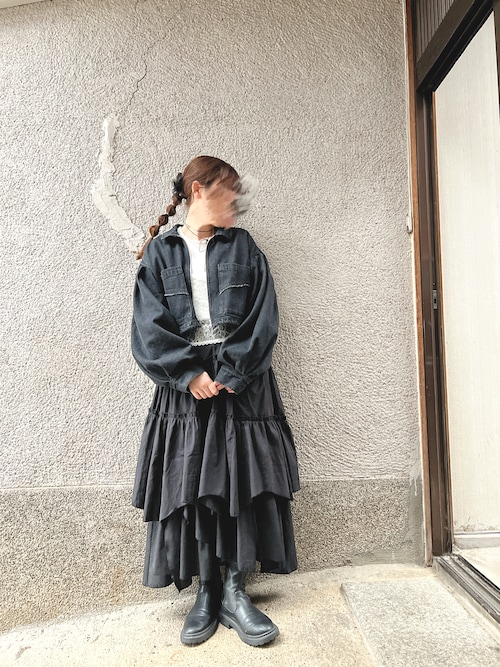 Kastane（カスタネ）の「【セットアップ対応】デニムダブルZIP