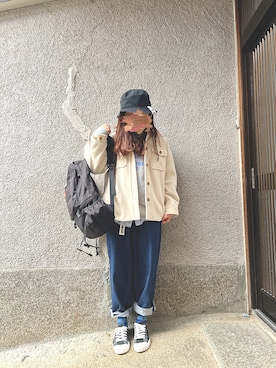 「cepo（セポ）のアイテム（その他アウター）」を使った、もぴこさん（レディース・160cm）の冬コーディネート