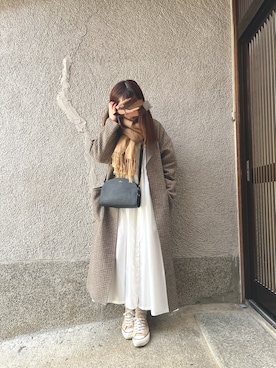 もぴこさん（レディース・160cm）の冬コーディネート