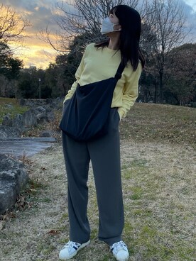 優さん(レディース・160cm)の冬コーディネート