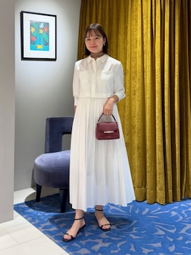 「BALLSEY（ボールジィ）のアイテム」を使った、WatanabeTOMORROWLANDさん（レディース・162cm）の夏コーディネート