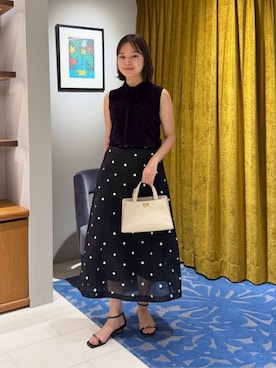 「BALLSEY（ボールジィ）のアイテム」を使った、WatanabeTOMORROWLANDさん（レディース・162cm）の夏コーディネート