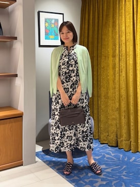 「BALLSEY（ボールジィ）のアイテム」を使った、WatanabeTOMORROWLANDさん（レディース・162cm）の夏コーディネート