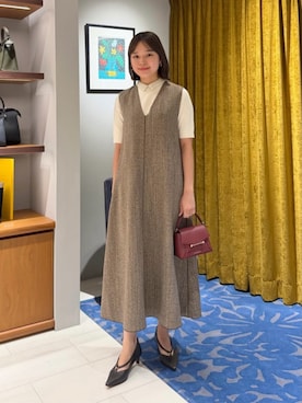 「BALLSEY（ボールジィ）のアイテム」を使った、WatanabeTOMORROWLANDさん（レディース・162cm）の夏コーディネート
