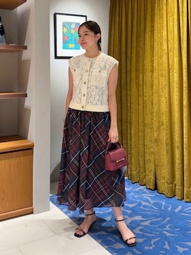 「BALLSEY（ボールジィ）のアイテム」を使った、WatanabeTOMORROWLANDさん（レディース・162cm）の夏コーディネート