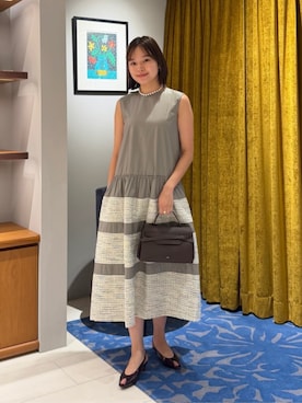 「BALLSEY（ボールジィ）のアイテム」を使った、WatanabeTOMORROWLANDさん（レディース・162cm）の夏コーディネート