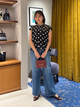 「RED CARD TOKYO（レッドカード）のアイテム」を使った、WatanabeTOMORROWLANDさん（レディース・162cm）の夏コーディネート