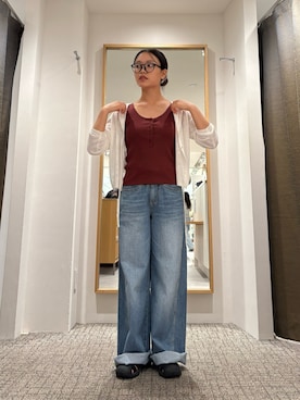 舞幸さん（レディース・156cm）の夏コーディネート