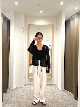 舞幸さん(レディース・156cm)の夏コーディネート