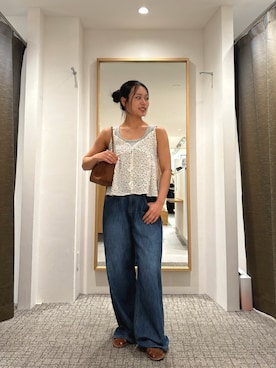 舞幸さん(レディース・156cm)の夏コーディネート