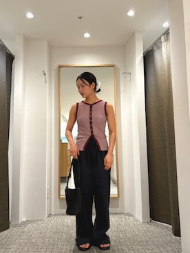 舞幸さん(レディース・156cm)の夏コーディネート