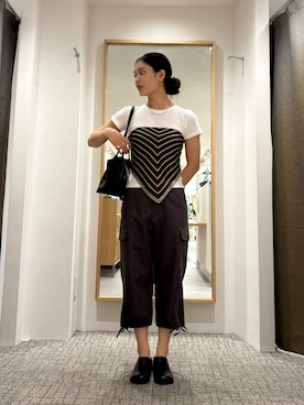 舞幸さん（レディース・156cm）の夏コーディネート