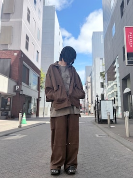 「メンズ」｜ARI🐜さん（レディース・162cm）の秋コーディネート
