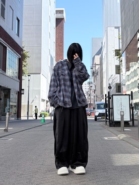 「Needles（ニードルス）のアイテム（パンツ）」を使った、ARI🐜さん（レディース・162cm）の秋コーディネート
