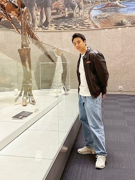 「Levi's」｜「アイテム（ジャケット/アウター）」を使った、あらこうさん（メンズ・181cm）の冬コーディネート