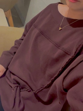 「アイテム（ネックレス）」を使った、るみさん（レディース・164cm）の秋コーディネート