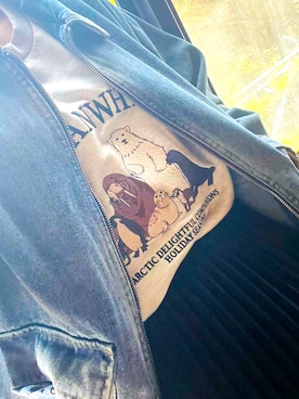 「アイテム（デニムジャケット）」を使った、るみさん（レディース・164cm・20代）の秋コーディネート