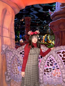 「チェック柄」｜nazuna.。さん（レディース・147cm）の冬コーディネート