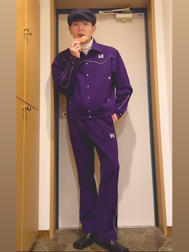 needles ネイビー×パープル　セットアップ セットアップ ネイビー パープル ニードルス ニードルズ needles