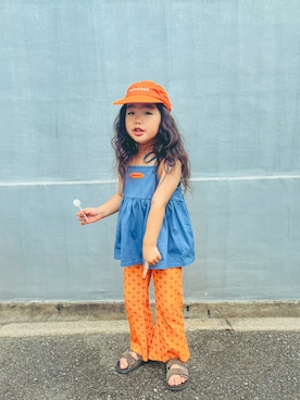 「ZARA KIDSのアイテム」を使った、こっちゃんさん（キッズ・110cm）の夏コーディネート