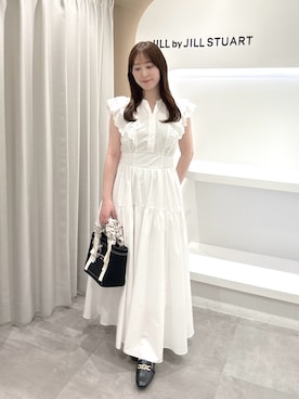 「JILL by JILL STUART（ジルバイジルスチュアート）のアイテム（ワンピース）」を使った、kaedejillbyさん（レディース・150cm）の夏コーディネート