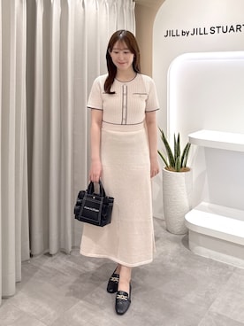 「JILL by JILL STUART（ジルバイジルスチュアート）のアイテム（ワンピース）」を使った、kaedejillbyさん（レディース・150cm）の夏コーディネート