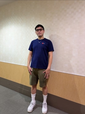 「GUCCI（グッチ）のアイテム」を使った、YUYAさん（メンズ・186cm）の夏コーディネート