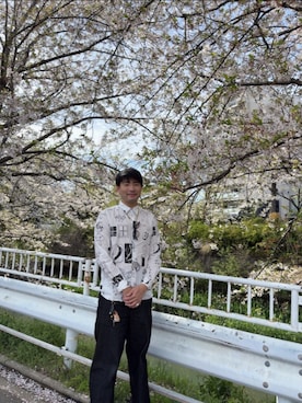 「Paul Smith（ポールスミス）のアイテム」を使った、YUYAさん（メンズ・186cm）の夏コーディネート