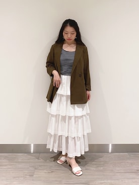 YUさん(レディース・150cm)の夏コーディネート