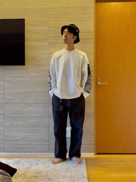 「C.E（シーイー）のアイテム」を使った、Fl5Hさん（メンズ・168cm）の秋コーディネート
