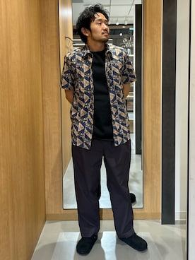 「URBAN RESEARCH DOORS（アーバンリサーチドアーズ）のpatagonia　MS GO TO SHIRTS（シャツ/ブラウス、ブルー系）」を使った、nonayuuさん（メンズ・173cm）の春コーディネート
