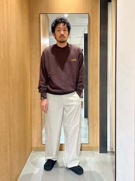 「URBAN RESEARCH DOORS（アーバンリサーチドアーズ）のアイテム（スウェット）」を使った、nonayuuさん（メンズ・173cm）の秋コーディネート
