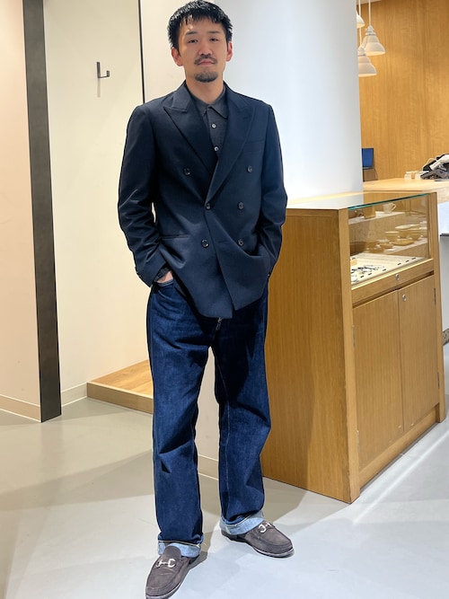 セール】LIFE STYLE TAILOR ピンヘッドツイルストレッチWジャケット