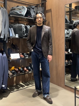 「Lee（リー）のアイテム（パンツ）」を使った、nonayuuさん（メンズ・173cm）の冬コーディネート