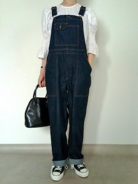 「TIDEWAY（タイドウェイ）のアイテム」を使った、nanaのフレンチ服さん（レディース・155cm）の夏コーディネート