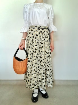 「agnes b.（アニエスベー）のアイテム」を使った、nanaのフレンチ服さん（レディース・155cm）の夏コーディネート