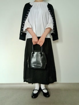 「agnes b.（アニエスベー）のアイテム」を使った、nanaのフレンチ服さん（レディース・155cm）の夏コーディネート