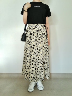 「agnes b.（アニエスベー）のアイテム」を使った、nanaのフレンチ服さん（レディース・155cm）の夏コーディネート