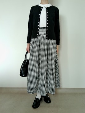 「TIDEWAY（タイドウェイ）のアイテム」を使った、nanaのフレンチ服さん（レディース・155cm）の夏コーディネート