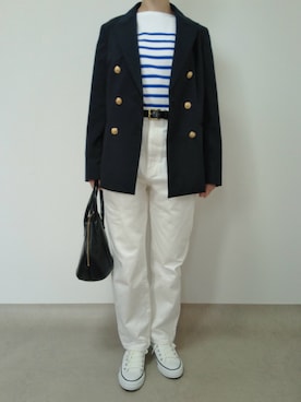 「CONVERSE ALL STAR（コンバースオールスター）のアイテム」を使った、nana m.さん（レディース・155cm）の春コーディネート