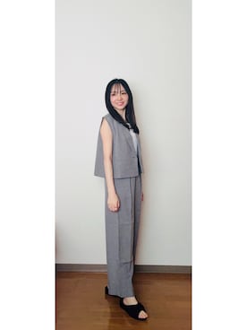 「Petitjo（プッチージョ）のアイテム」を使った、あいりさん（レディース・151cm）の夏コーディネート