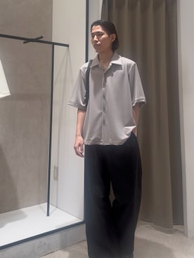 「Lui's（ルイス）のアイテム（パンツ）」を使った、Tanaka Hirokiさん（メンズ・172cm）の夏コーディネート