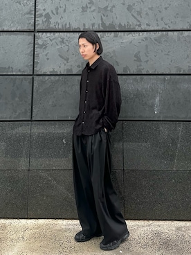 「Lui's（ルイス）のアイテム（その他パンツ）」を使った、Tanaka Hirokiさん（メンズ・172cm）の春コーディネート