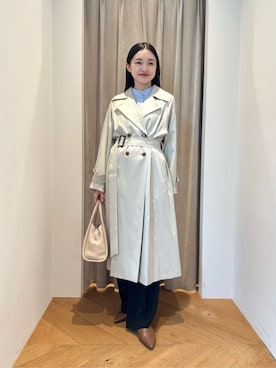 「EMMEL REFINES（エメルリファインズ）のアイテム」を使った、CHIHARAさん（レディース・159cm）の夏コーディネート