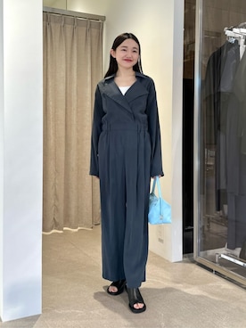 「EMMEL REFINES（エメルリファインズ）のアイテム」を使った、CHIHARAさん（レディース・159cm）の夏コーディネート