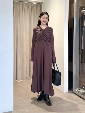 CHIHARAさん（レディース・159cm）の秋コーディネート
